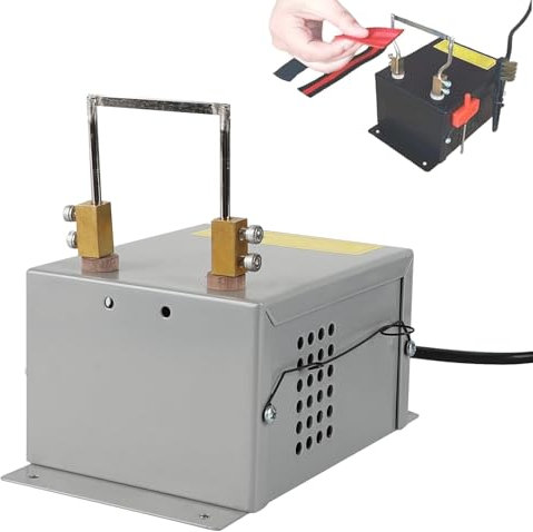 Coupe-corde électrique d'établi, couteau chauffant pour tissu, température maximale de 500 °C, kit d'outils de coupe de ruban, largeur de coupe de 60 mm ou 78 mm, pour tresses, sangles, ceintures(Whit
