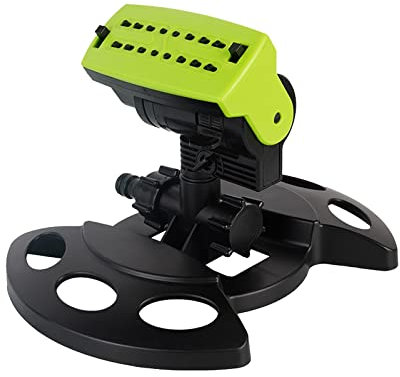 Tubo Acqua Giardino Irrigatore da giardino a 16 fori di irrigazione for irrigazione automatica rotante a 180 ° Spruzzatore d'acqua for giardino esterno Prato da giardino