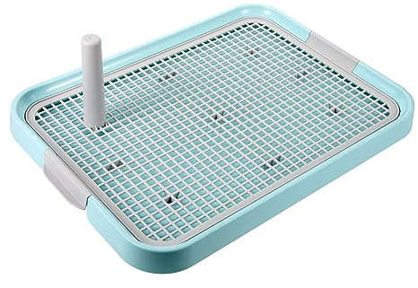 Toyvian Hundetoilette Aus Kunststoff Für Welpen Trainingstoilette Mit Urinschale Verdicktes Haustiertoilette-tablett Für Indoor-nutzung