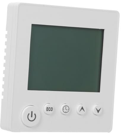 Gatuida Underfloor Electric Wall-mounted Lcd Screen Timer Thermostat for Modern Home