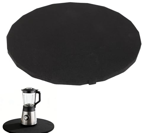 DIYEAH Blender Anti Vibration Pad & Soundproof Mat | Noise Reduction Shock Absorber Mat for Kitchen Appliances | Non Slip Silicone Appliance for Smoothie Maker, Mixer & Juicer, 9.84