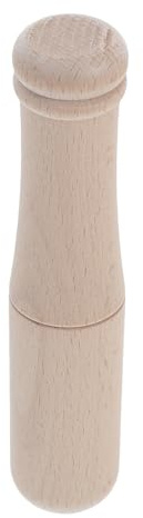 BIUDECO Small Wooden Hammer Mallet for Wood Carving and Installation, Beech Wood Round Craft Hammer with Sturdy Handle, Multipurpose Woodworking Tool for Carpenters and Woodworkers