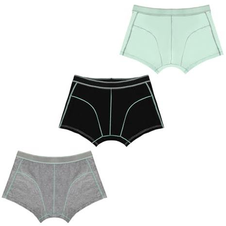 Carer Boys Incontinence Pants 3-Pack 70ml Absorbent Pad | Washable Cotton Underwear for Enuresis Daytime Wetting Bedwetting Potty Training Light-Moderate Incontinence Size 146-152