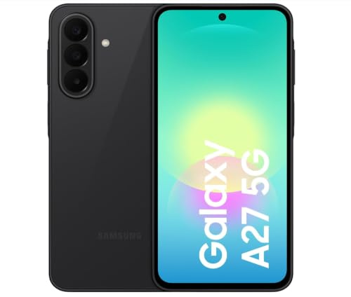 Samsung Galaxy A27 5G, 256GB, RAM 8GB, Black - Garanzia 2 Anni | 2 anni di Garanzia, Smartphone sottile, Cerchia e Cerca, Gomma Oggetto, Trascrizione Vocale, Tripla Camera, IP64, 5.000 mAh