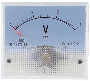 85C1 85C1-V DC Pannello analogico Voltmetro Amperometro Amp Voltmetro Calibro 1-500 V/V(20V)