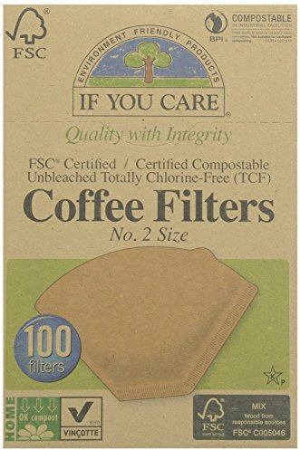 Coffee Filters No.2 Unbleached (100small) 10 Pack Bulk Savings