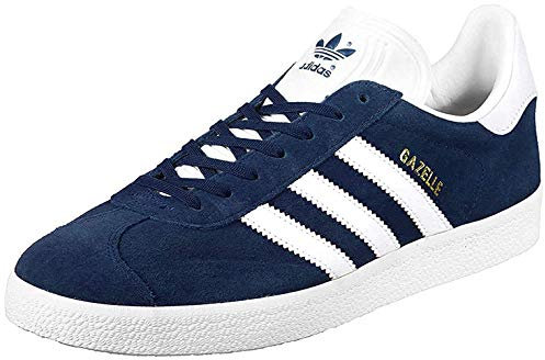 adidas Herren Gazelle Low Top, Blau Collegiate Navy White Gold Met, 42 EU