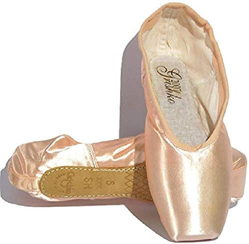 Scarpe da Punta GRISHKO 2007 con Nastro Nylon Antiscivolo in Omaggio Larghezza PIANTA XXX (7.5(41.5-42) SS(Molto Morbida), Rosa)