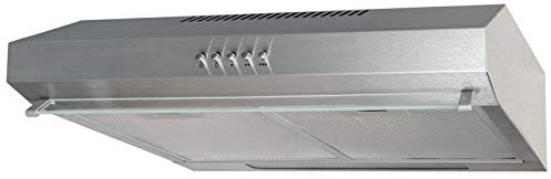 SIA AMZSTH50SS 50cm Stainless Steel Slimline Visor Cooker Hood Extractor Fan