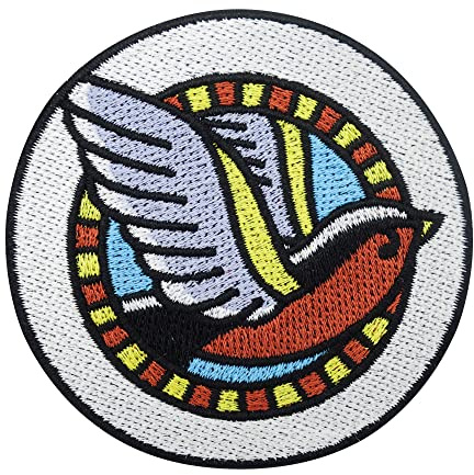 Tattoo Schwalbe Patch för strykning | Fågellappar, fjäderstrykning, fåglarlappar, lappar, stryklapp, tygmärken Finally Home