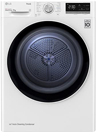 LG FDV709W EcoHybrid 9kg Tumble Dryer - White