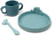 Done by Deer Peekaboo Baby and Children's Crockery Set - 3-Piece Children's Crockery Set with Non-Slip Children's Plate, Drinking Cup and Fork - BPA-Free Tableware Made of 100% Food-Grade Silicone
