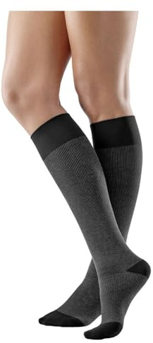 Bauerfeind VenoTrain Cocoon AD CCL2 foot short Kompressionsstrümpfe L normal schwarz short