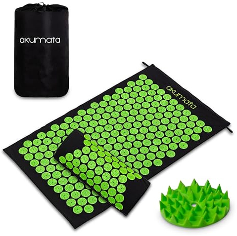 Akupressurmatte Set mit Kissen - Akkupressmatte 73cm