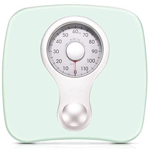 OUSIKA Mechanische Personenwaage, hochpräzise Messskala, übergroßes Zifferblatt for einfaches Ablesen, for ältere Menschen, Männer, Frauen, batteriefrei, rutschfeste Oberfläche Waagen
