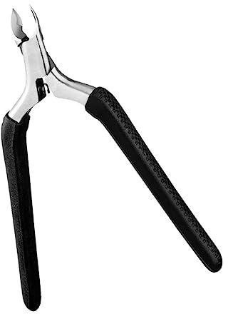 Healeved 2 Piezas Tijeras De Cuero Metal Removedor De Piel Muerta Herramientas De Uñas Tijeras Pinza Para Cutículas Sombreros De Boda Para Mujeres Podadora Recortadora