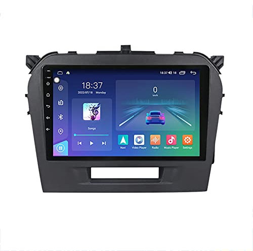 ACLips 9/9,5-Zoll-Auto-GPS-Navigationsbildschirm, Android 12-Videoplayer für Suzuki Vitara 4 2014 2015 2016 2017 2018, unterstützt kabelloses Carplay Bluetooth 4G WiFi FM AM