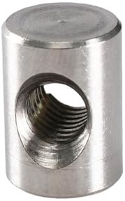 Dadi con intaglio a croce con tassello a croce for mobili a botte, dado con inserto for martello for mobili incorporato M4M5M6 Filettatura metrica cilindrica Lavorazione del legno Dadi con perno di ce