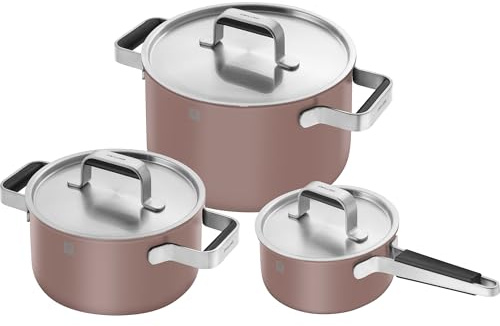 ZWILLING Pure - Juego de utensilios de cocina de acero inoxidable de 6 piezas, color rosa