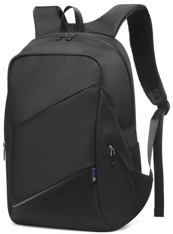 DTGN Travel Laptop Backpack, Anti-Theft Carry On Backpack Professional, TSA-Approved Water-Resistant Rucksack for Work Men Women Fits 16 Inch Notebook, Black