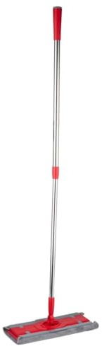 Dirt Devil Wischmopp mit Verstellbarer Stiel - Geeignet für Laminat, Fliesen & Vinyl - Mikrofaser - 74-124 cm