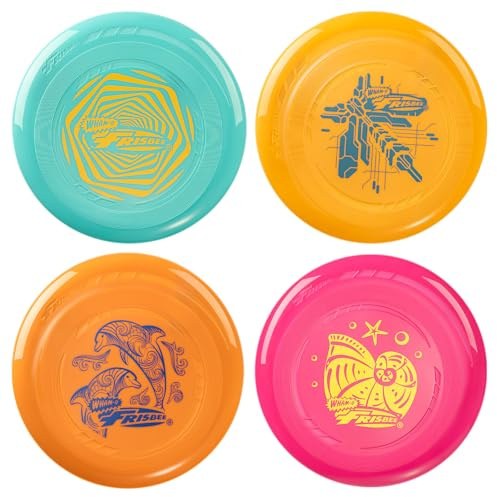 Wham-O Frisbee Go Flugscheibe 70g, 22.86 cm Leichtes buntes Spielzeug-Set für Anfänger Kinder Jungen Mädchen ab 5 Jahren Outdoor Strand Park Garten Spiel