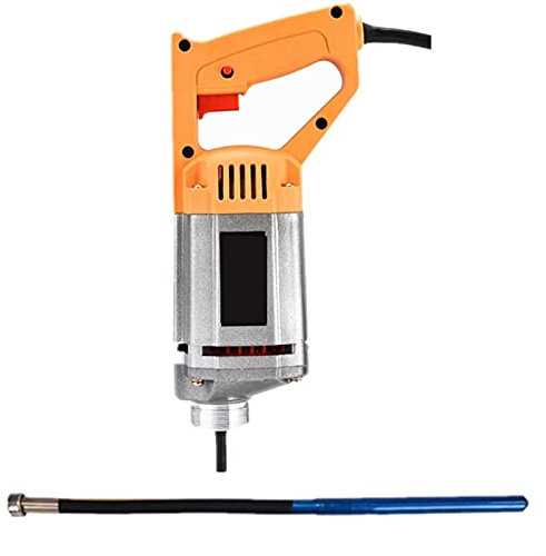 Betoniera, Vibratori in calcestruzzo in calcestruzzo a mano vibratori di bolle di cemento con 1m 1,2 m 1.5m. Strumenti di cemento di rame(2800W+35#1.5m rod)