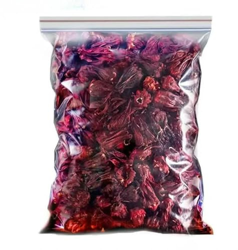 VIXDA Natürliche Roselle-Trockenblumen, duftende Hibiskusknospen für Schönheit, Gesundheit, Seife, Kerze, Harz, Schmuck, Parfümherstellung, Heimdekoration