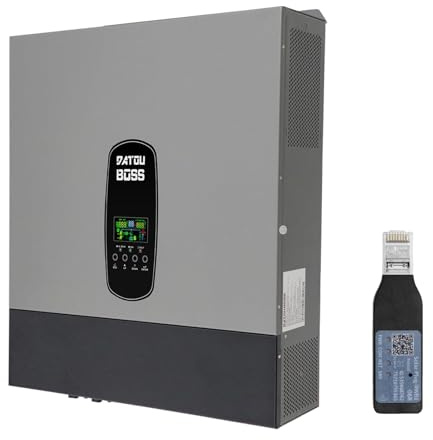 DATOUBOSS 11KW Solar Hybrid Wechselrichter 48V Reiner Sinus mit WiFi-Modul | mit 150A MPPT Solarladeregler,Unterstützt Batterielosen Betrieb,BMS-Schutzsystem,für 48V Lithium Batterien