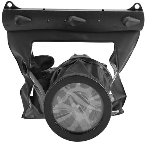 Naroote Unterwasser-Tauchtasche für DSLR-Kameras, 20 M wasserdichte Kameratasche für Sand- und Schneespiele (Black)