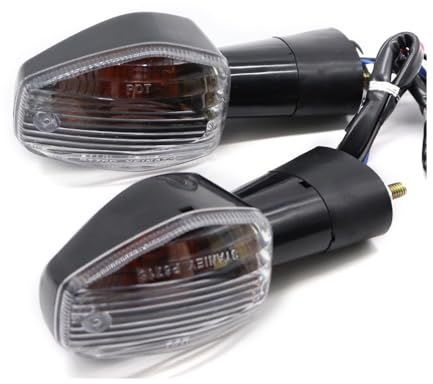 AIERDEYP Compatibile Con Honda Per CB400 SUPER FOUR 2006-2018 CB 600 F HORNET 2002-2015 CB900F 2001-2007 Indicatori Direzione Motocicletta Frecce Moto(Clear)