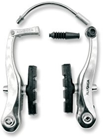 Set Bremsüberbrückung V-Bremse Aluminium Farbe Fahrrad