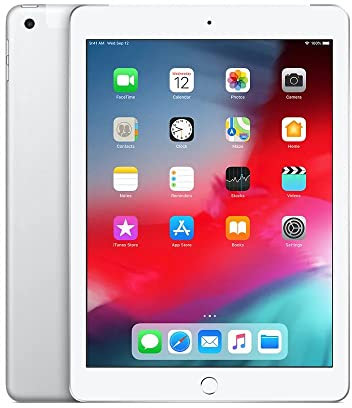 Apple 2018 iPad (9.7-Pouces, Wi-FI+ Cellulaire, 32Go) Argent (Reconditionné)