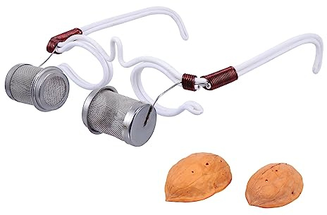 1stk Gerät Zur Augenmoxibustion Augenmoxabrenner Nuss-moxibustion-gläser Kurzsichtige Augen Moxibustion Moxa-brillengestelle Für Das Auge Weiß Produkt Schmiedeeisen Massage