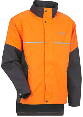 KOX Regenjacke wasserdicht Aquatex 2.0 Orange/Grau Größe 62/64