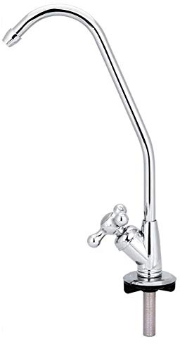 Rubinetto, Rubinetto della in Lega di Zinco, Filtro per Acqua Potabile RO Ad Osmosi Inversa Cromato, Adatto per Rubinetto della