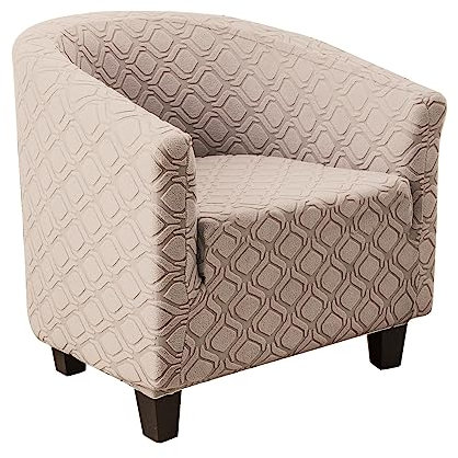 Morbuy Sesselhussen 1 Sitz, Schick Sesselbezug Universal Sesselschoner Elastisch Sesselüberwurf Sofahusse mit Armlehnen für Clubsessel Loungesessel Cocktailsessel (Rosa)