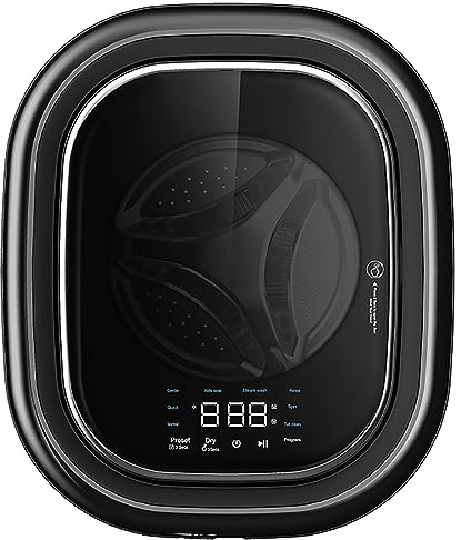UPIKIT Full-Automatic Washing Machine and Spin Dryer,Wall-Mounted Electric Compact Washer,1450W Mini Underwear Washer, High Temperature Boiling Wash,for Bathroom,Kitchen