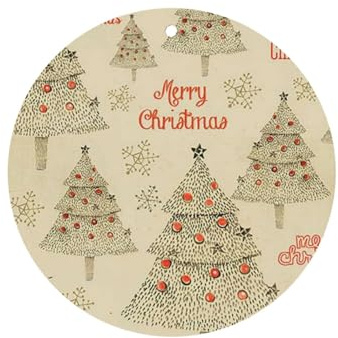 Lot de 6 désodorisants pour voiture Motif sapin de Noël