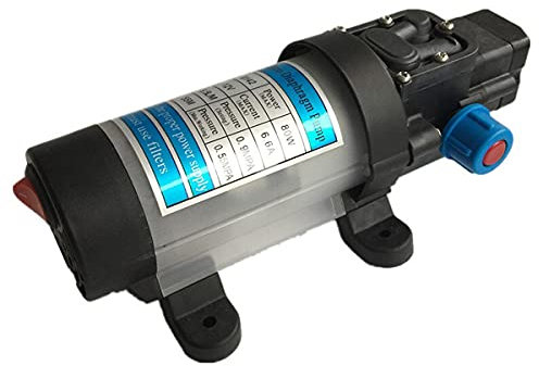UNbit stainless Steel Booster Pump Lawn Jet pumps Portable 80w High Pressure Cleaner Pump, Self-Priming Electric Car Wash 12v Water Pump For Car Wash And Watering for Home Garden Water Transport Irrig