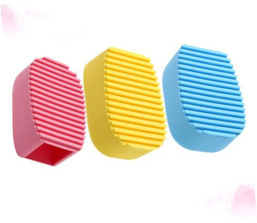 LALAFINA Brosse à Laver Vêtements En Silicone Mini à Laver En Bonbon Ergonomique Et Solide Nettoyage Facile Voyages Maison