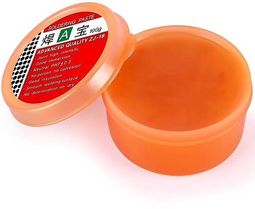 100g Flussmittel Paste, lötfett flussmittel, bleifreies Lötpaste, No-Clean lötflussmittel, Lötpaste für Mechaniker, Metall-, Zinn, Telefon, PC-Karten, Bauelemente