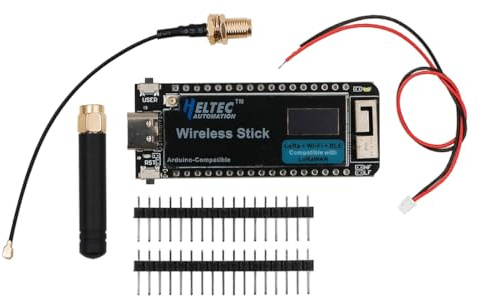 DollaTek Placa de desarrollo inalámbrica Stick Lite ESP32+LoRa V3 de 863-928MHZ compatible con interfaz ESP32-S3 de nodo tipo C para Wi-Fi Bluetooth y LoRa