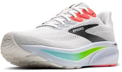 Brooks herr Ghost 17 Neutral löparsko, Vit/rosa lera/gecko, 46.5 EU