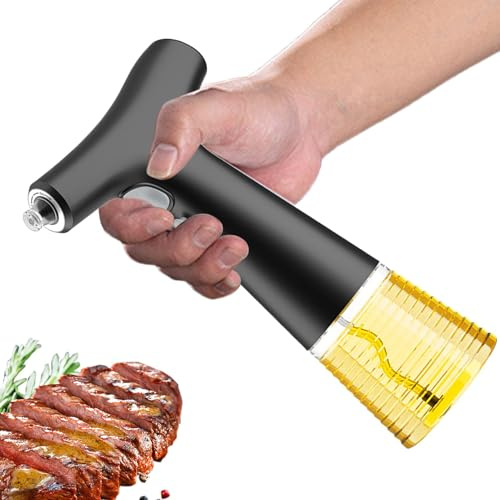 Pulverizador de aceite de oliva recargable | Botella pulverizadora eléctrica atomizada a presión para barbacoa, pulverizador de aceite eléctrico, botella pulverizadora de aceite eléctrica recargable
