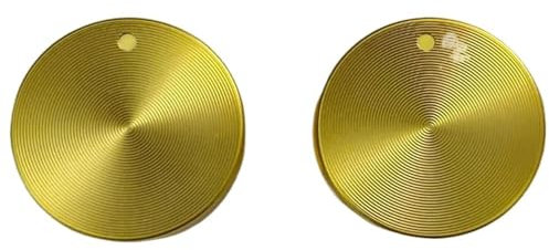 MKLHAVB Gas-Kochknopf 2 PCS 6MM 8MM Gasherd Knöpfe Herd Ofen Control Schalter Gasherd Zubehör Montage Schwarz Taste Gasherd-Regelknöpfe(Gold 6mm)