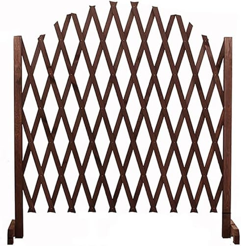 Enrejado de madera maciza expandible para plantas y flores trepadoras para exteriores