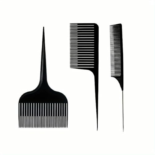 NYSDM Ensemble de Peignes de Coiffure, Peigne de Coiffure, Brosse à crêper, Brosse à Cheveux démêlante, Peigne de Coupe de Cheveux