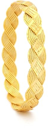 Generisch Örgü Burma Bilezik Armreifen Gold Armreif 22 Karat Vergoldet Altin Bileklik Kuyumcu 1.2cm