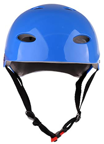 SKKWJEGE Water Sports Safety Helmet for Wakeboard Kayak Canoe Boat Drifting Sailing M, Blue